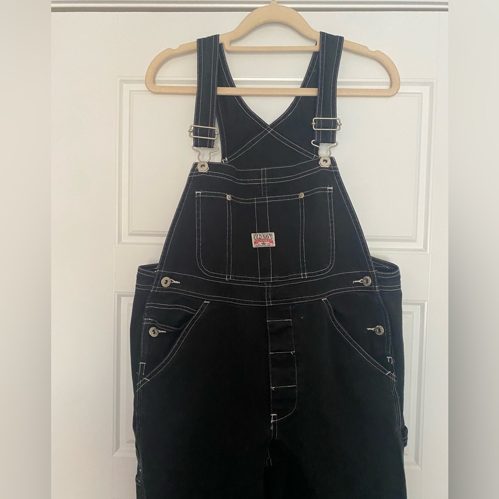 Old Navy Charcoal Dungarees Vintage - Picture 2 of 6